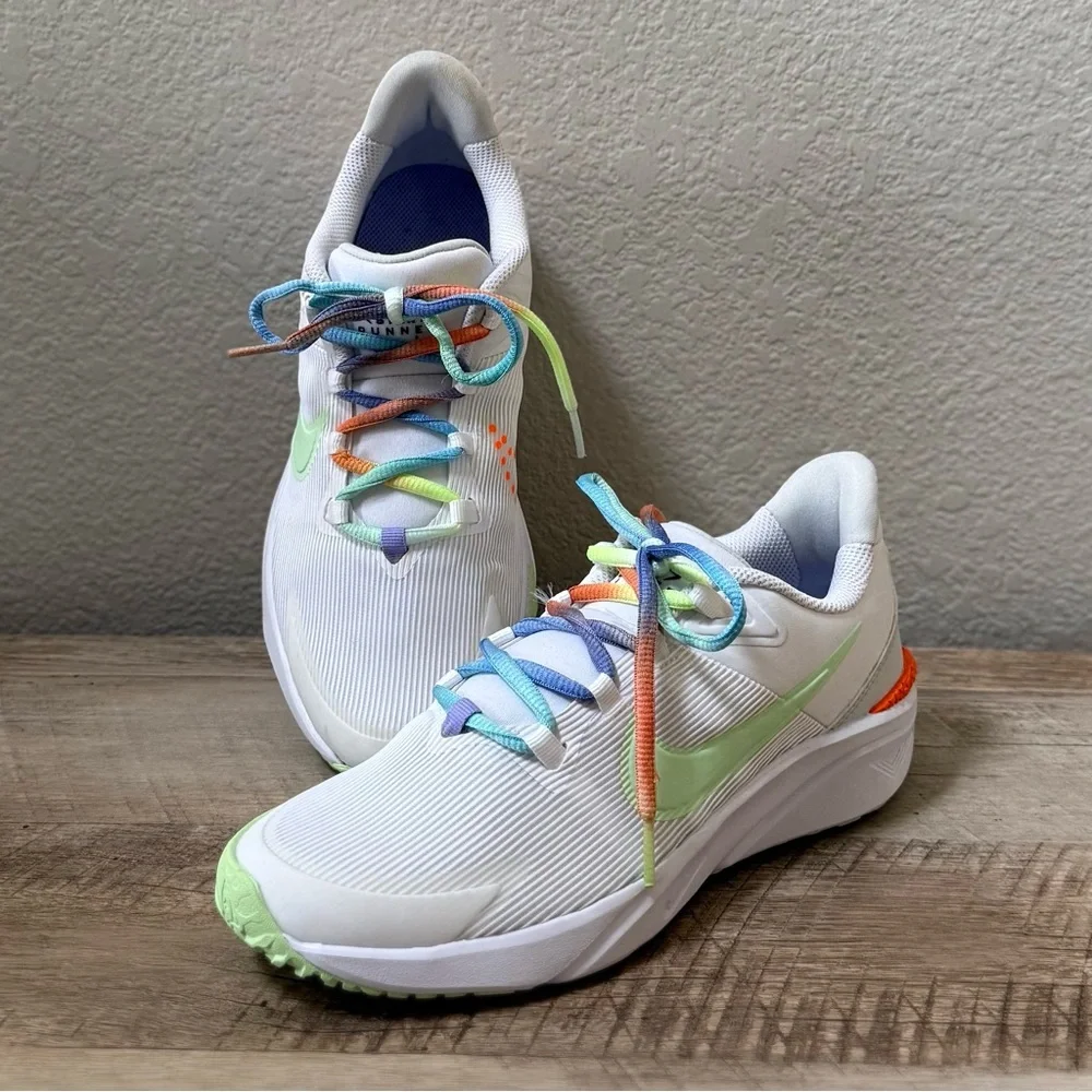 NIKE 7 Youth Star Runner 4 Sneakers / Women’s 8.5 9 Pastel Colorful Neon Shoes - Picture 11 of 14
